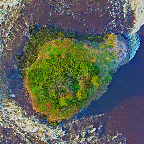 Crow Island Aerial Drone POV.