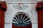 Santa Ana, façade sculpture niche