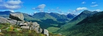 Glen Etive from Ben Starav, Highland