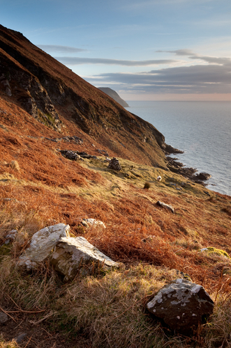 The remain of an ancient Keeill on the slopes of Cronk ny Arrey Laa. An isloated spot with stunning views with the Mo…