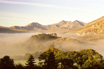 Snowdon from the  pinnacles misty C94-15-3