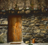 Croft house door detail, Isle of Benbecula, Outer Hebrides, Scotland