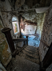 Ladies G.A.R. Home (Swissvale, PA) | Attic Stairway