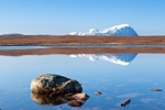 Ben Hope across Loch Maovally, Highland
