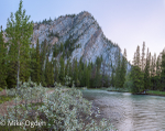 Mount Rundle and the Bow River, 1