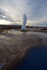 Strokkur erupts, Blesi hot water pools in the foreground