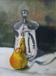Pear and Silver Jug