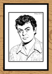 Tony Curtis Hand-Drawn Portrait by Paul Duddell 107-03-2025