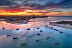 z4079 Bembridge Harbour at Sunset