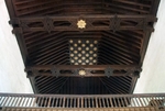 Choir loft, alfarje ceiling & crossbeams
