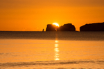 Sun over Old Harry
