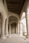 Capilla abierta, pillars, arches & beamed ceiling