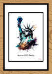 Statue of Liberty Ink Paintings by Artist Paul Duddell 107-06-2025