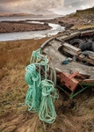 Boat wreck Cove Wester Ross