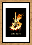 Eiffel Tower Ink Paintings by Artist Paul Duddell 103-06-2025