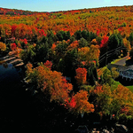 North Lake York County New Brunswick Canada Autumn Foliage
