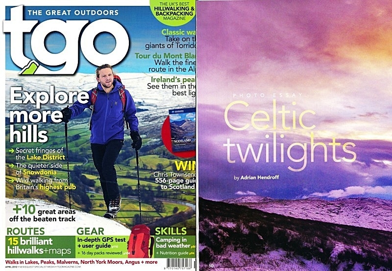 "Celtic Twilights Photo Essay" - TGO - April 2012