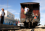 Red Lizard Train guards van