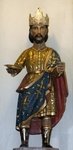 Los Tres Reyes, nave sculpture, St. Baltazar