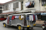 Clothes line Jeepney, Manila, Philippines