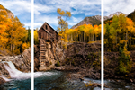 Crystal Mill H Triptych