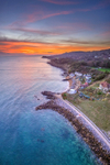z3353 Steephill Cove at Sunset
