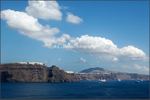 Der Ausblick nach Fira
