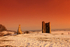 Wintery Castle Sunset