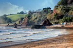 DW32  A beautiful ay at Dawlish near Boat Cove