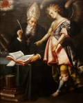 José Juárez, St. Augustine and an Angel