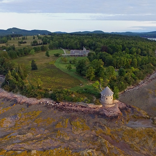 From the southern tip of the island and looking towards the BathHouse & CovenHoven @ low tide