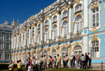 Catherine Palace group on steps by exit
