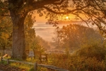 z3945 Autumn Sunrise over the Duver