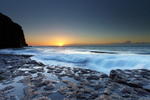 Sunrise on Dancing Ledge, Dorset