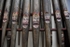 Organ pipe, details with Moorish faces
