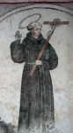 Sala de profundis mural, St. Francis