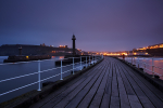 Whitby At Dusk
