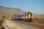 28.9.11 158791 & 153315 11.51 Carlisle - Leeds, Ais Gill MP 260