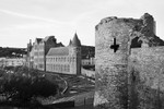 Castle and Old College-4857_bw 1 of 1