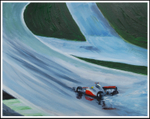 The Dry Line (Jenson Button at Copse. British Grand Prix 2011 (sold)