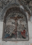 Upper cloister mural walk, Crucifixion