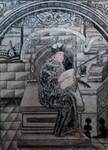 Cloister stairwell mural
