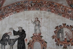 San Miguel Arcángel, baptistery mural