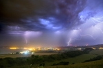 z2470 Night Storm over Sandown Bay