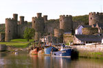 Conwy Castle  quay M83-5-2