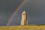 ab419 Rainbow over St Catherines Oratory