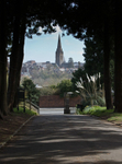 Saint Michael and All Angels Church from Exwick Cemetery, Exeter
