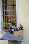 Wine tasting display