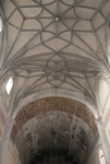 Sanctuary ribbed vault & nave barrel vault
