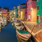 Blue Hour At Burano, Italy